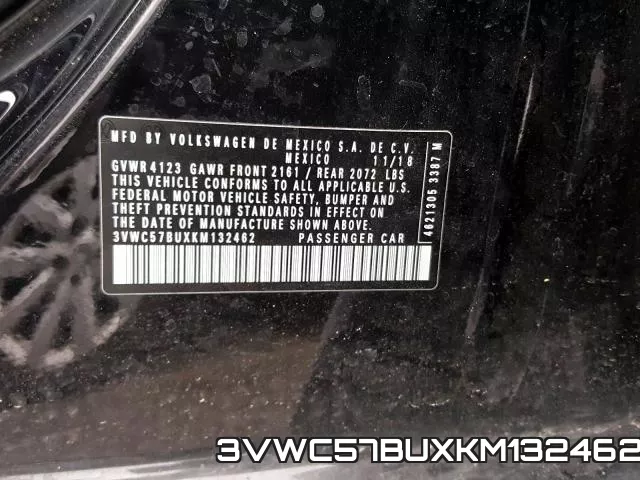 3VWC57BUXKM132462 фото 2