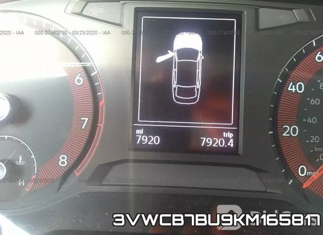 3VWCB7BU9KM165817 фото 8