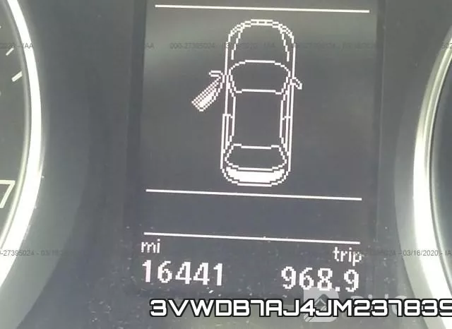 3VWDB7AJ4JM237839 фото 8
