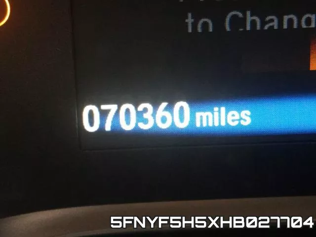 5FNYF5H5XHB027704 фото 9