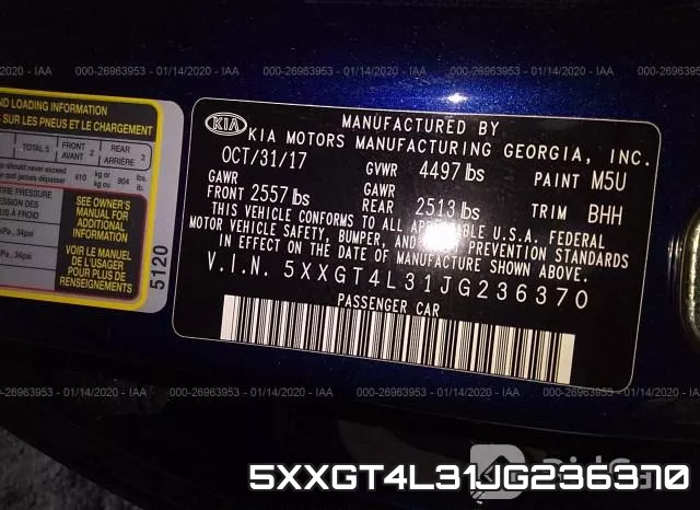 5XXGT4L31JG236370 фото 10