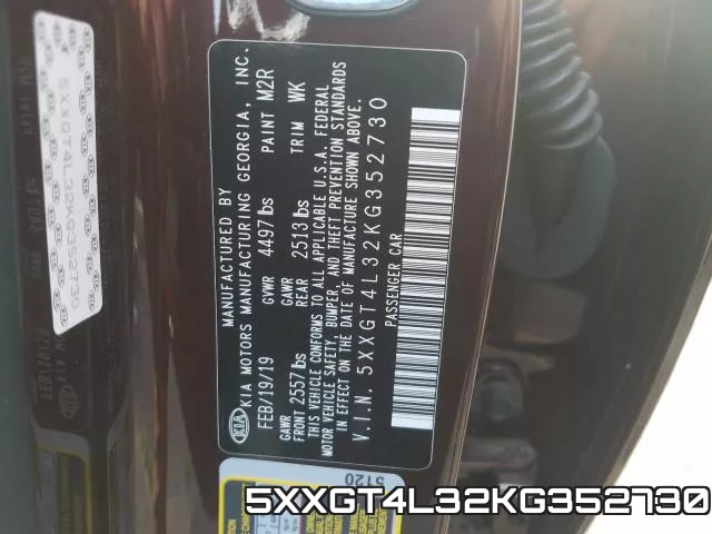 5XXGT4L32KG352730 фото 2