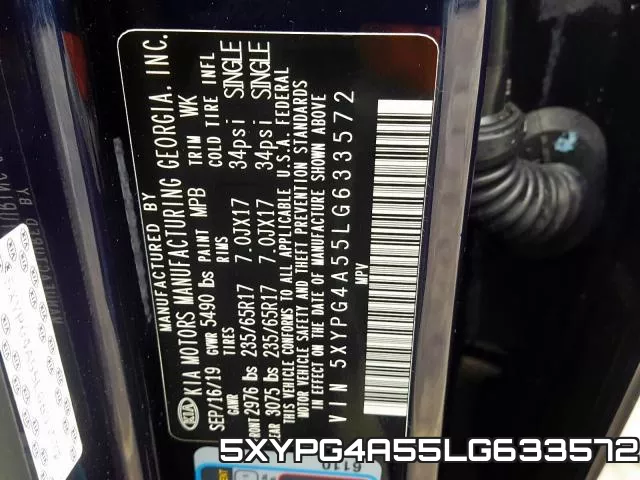 5XYPG4A55LG633572 фото 2