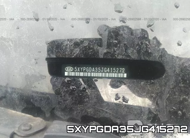 5XYPGDA35JG415272 фото 10