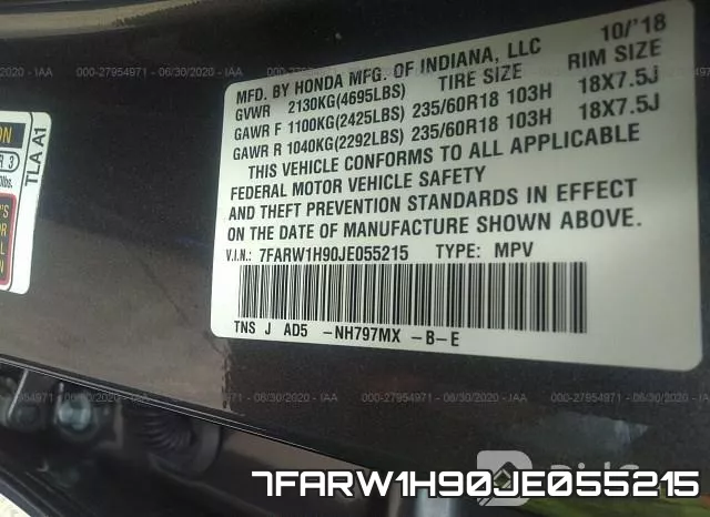 7FARW1H90JE055215 фото 10