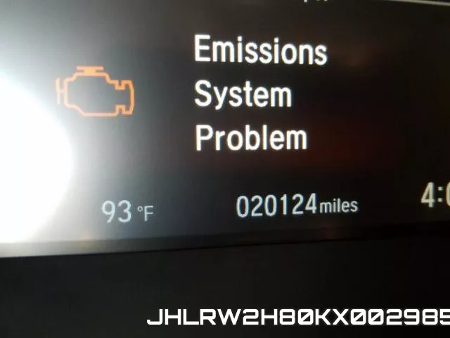JHLRW2H80KX002985 фото 9