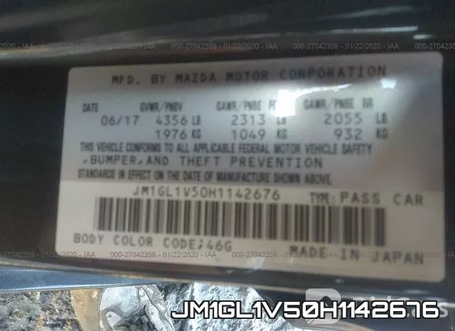 JM1GL1V50H1142676 фото 10