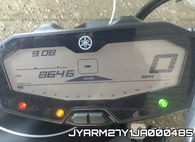JYARM27Y1JA000485 фото 8