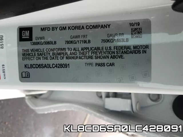 KL8CD6SA0LC428091 фото 2