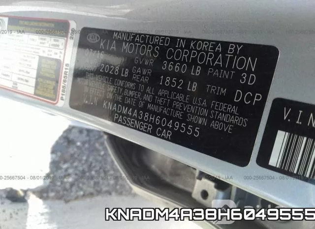 KNADM4A38H6049555 фото 10