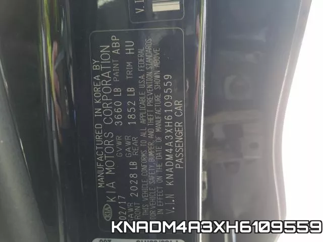 KNADM4A3XH6109559 фото 2