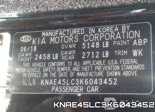 KNAE45LC3K6043452 фото 10