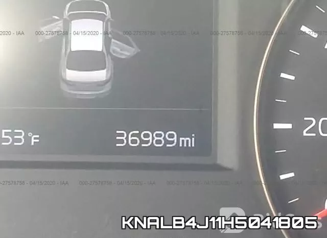 KNALB4J11H5041805 фото 8