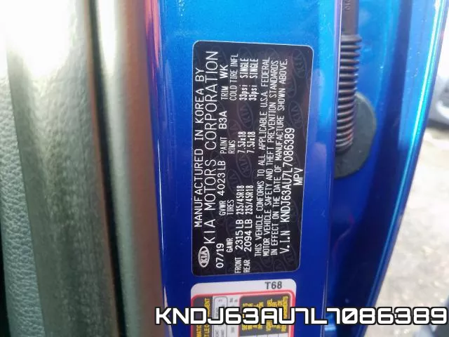 KNDJ63AU7L7086389 фото 2