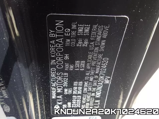 KNDJN2A20K7024620 фото 2