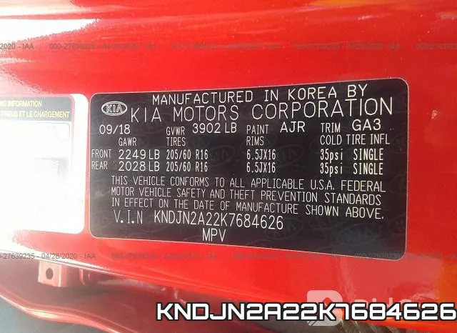KNDJN2A22K7684626 фото 10