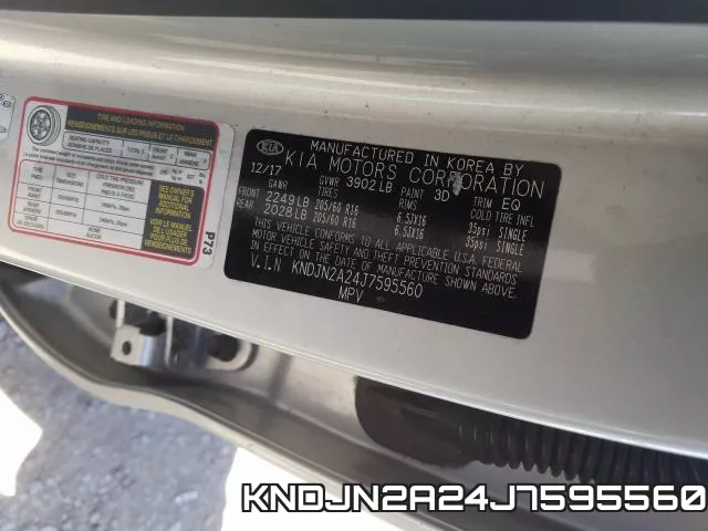 KNDJN2A24J7595560 фото 2