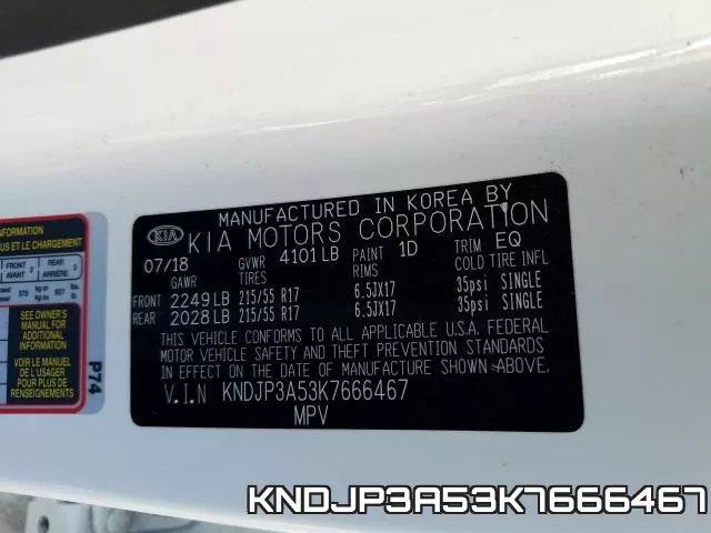 KNDJP3A53K7666467 фото 2