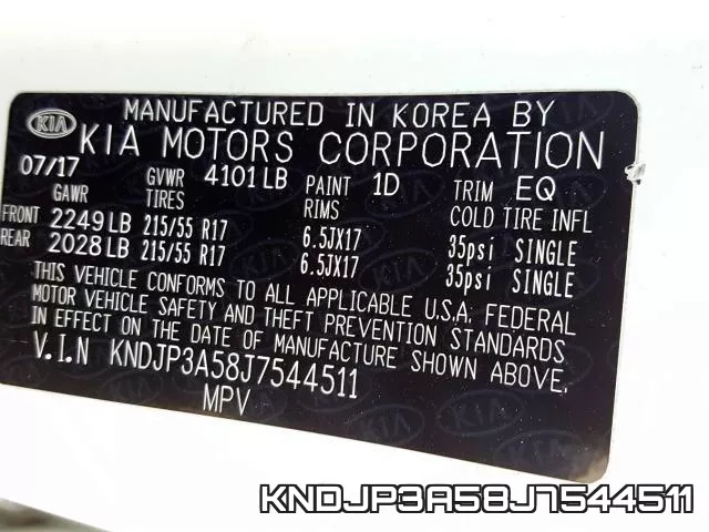 KNDJP3A58J7544511 фото 2