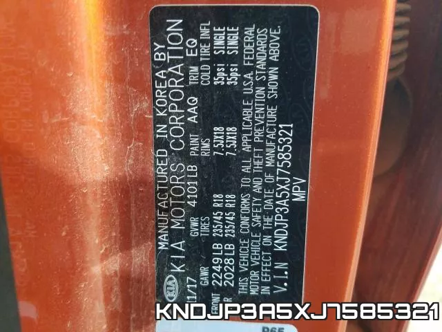 KNDJP3A5XJ7585321 фото 2