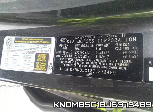 KNDMB5C18J6373489 фото 10