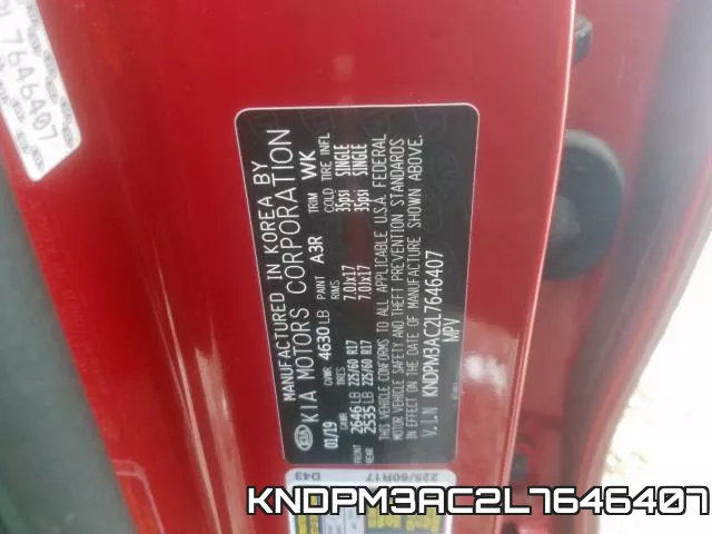 KNDPM3AC2L7646407 фото 2