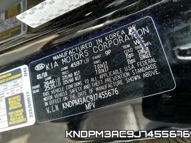 KNDPM3AC9J7455676 фото 2