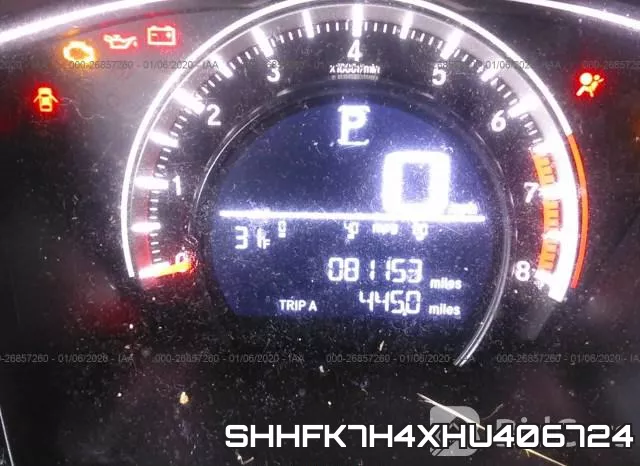 SHHFK7H4XHU406724 фото 8