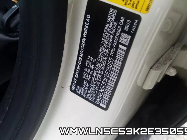 WMWLN5C53K2E35055 фото 2