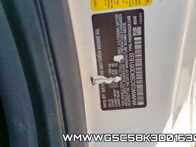 WMWWG5C58K3D01630 фото 2