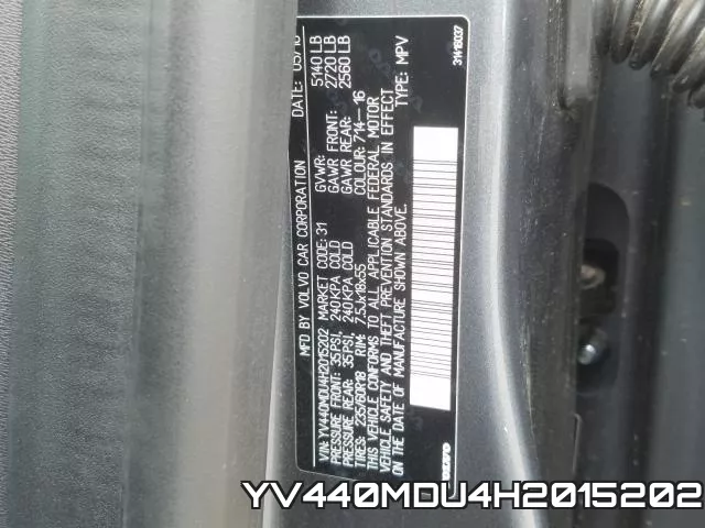 YV440MDU4H2015202 фото 2