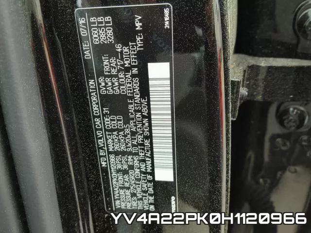 YV4A22PK0H1120966 фото 2