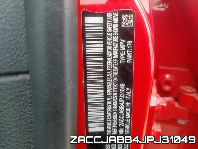 ZACCJABB4JPJ31049 фото 2