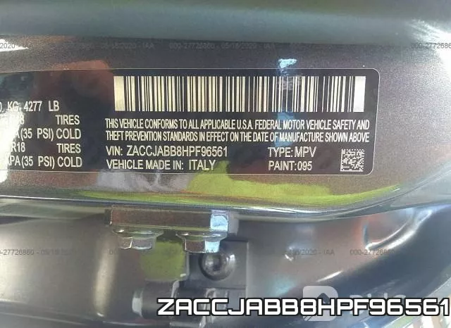 ZACCJABB8HPF96561 фото 10