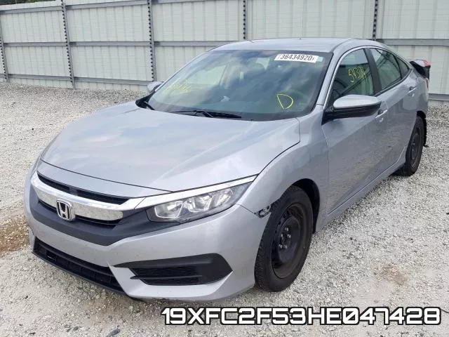 19XFC2F53HE047428 фото 3