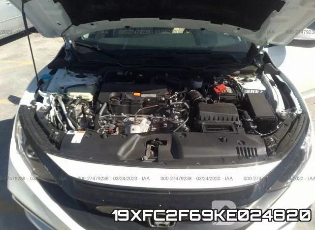 19XFC2F69KE024820 фото 2