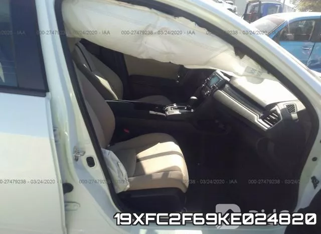 19XFC2F69KE024820 фото 6