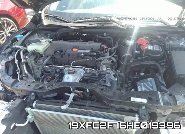 19XFC2F76HE019396 фото 2