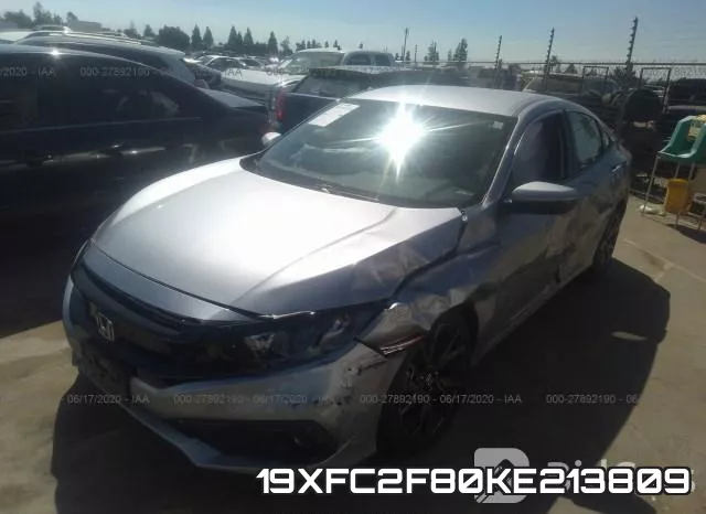 19XFC2F80KE213809 фото 3