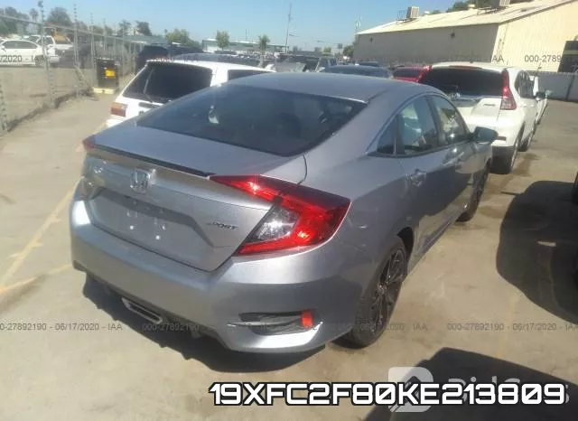 19XFC2F80KE213809 фото 5