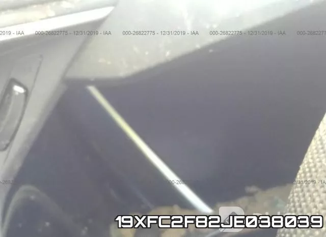 19XFC2F82JE038039 фото 8