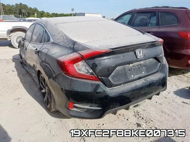 19XFC2F88KE007315 фото 4