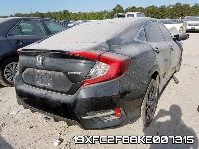19XFC2F88KE007315 фото 5