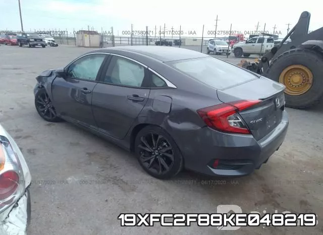 19XFC2F88KE048219 фото 4