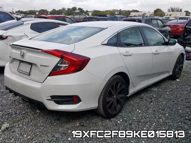 19XFC2F89KE015813 фото 5