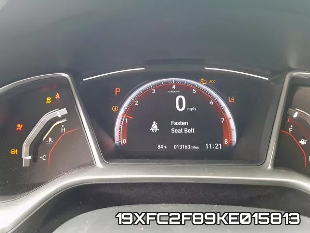 19XFC2F89KE015813 фото 9