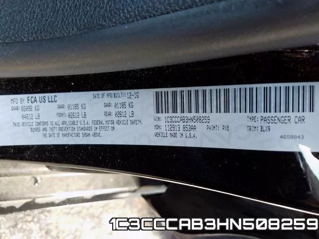 1C3CCCAB3HN508259 фото 2