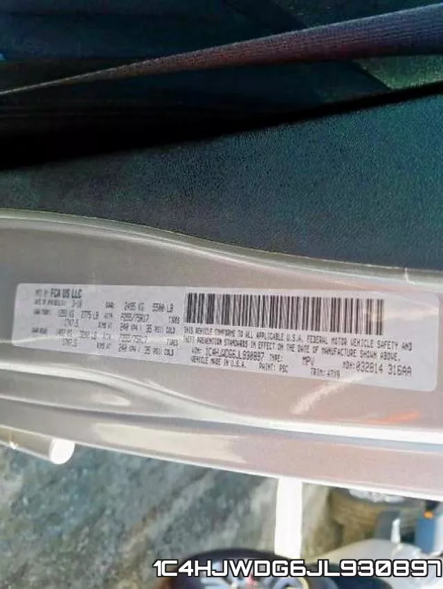 1C4HJWDG6JL930897 фото 2