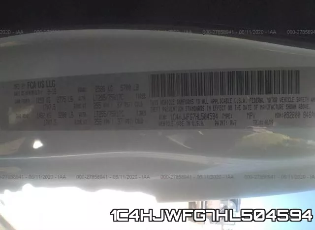 1C4HJWFG7HL504594 фото 10