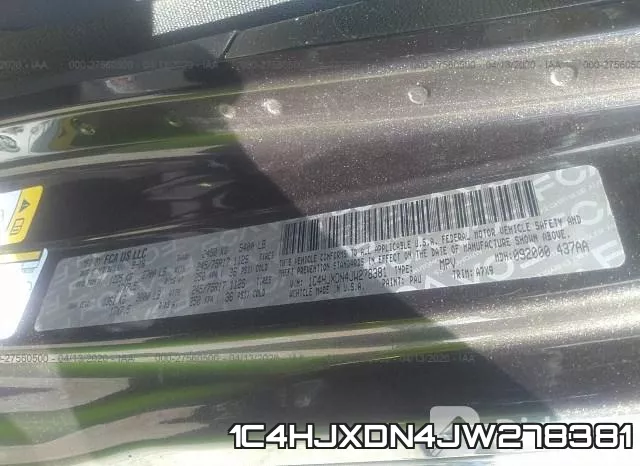1C4HJXDN4JW278381 фото 10